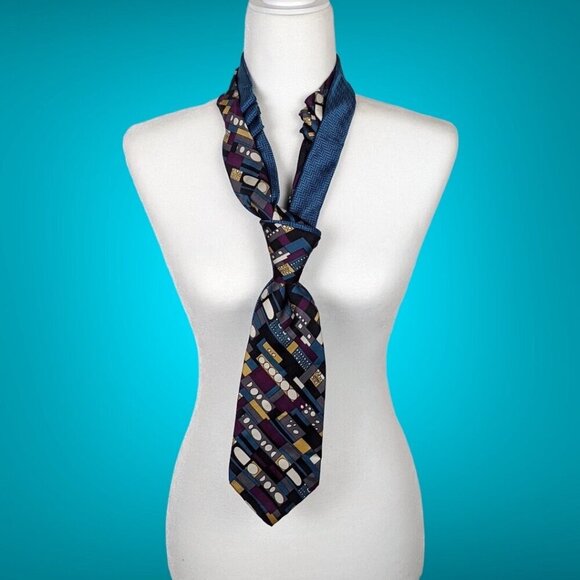 Ogsplosh Women's Turquoise Double Tie Handcrafted NEW - Picture 1 of 6
